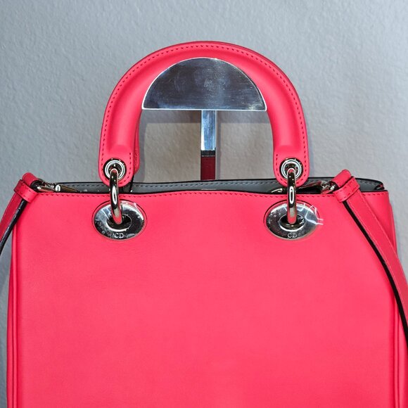 Dior Diorissimo Smooth Calfskin Mini Fuschia - Picture 1 of 12